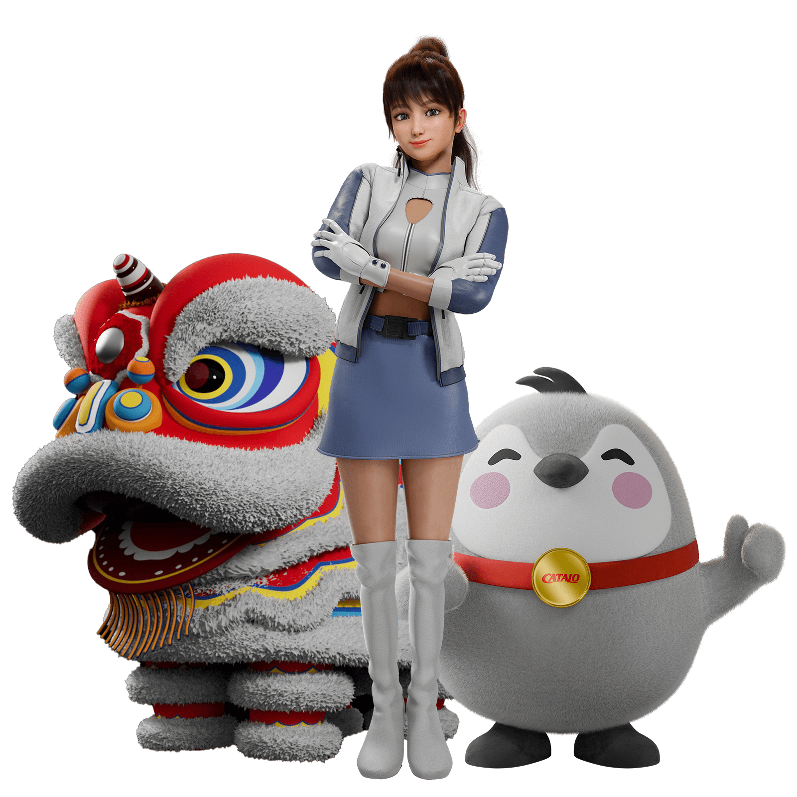 高品質3D動畫角色